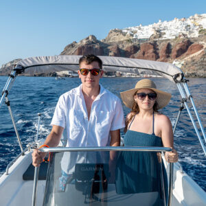 Romantic Santorini Private Boat No License by SantiMaris - SantiMaris III