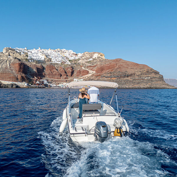 Santorini Private Boat No License by SantiMaris - SantiMaris III