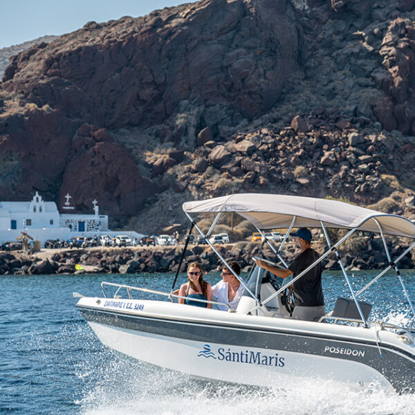 Santorini Private Boat No License by SantiMaris - SantiMaris III