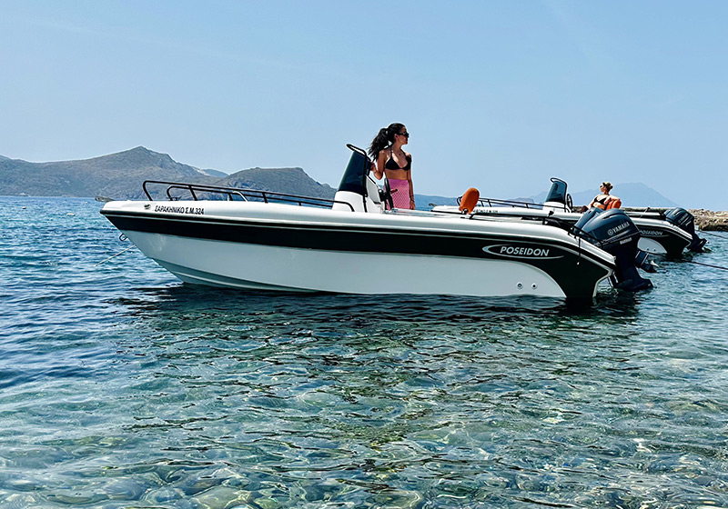 SantiMaris Santorini Boat Rentals - No License Required