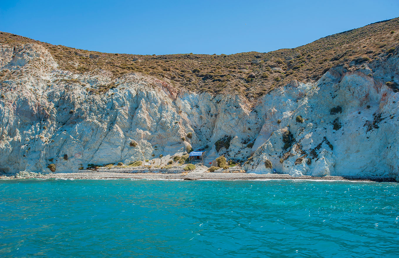 White Beach - SantiMaris Boat Hire in Santorini Greece