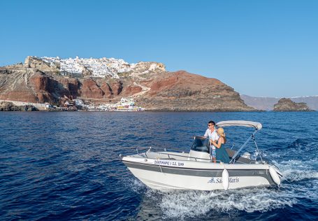 Santorini Private Boat No License by SantiMaris - SantiMaris III